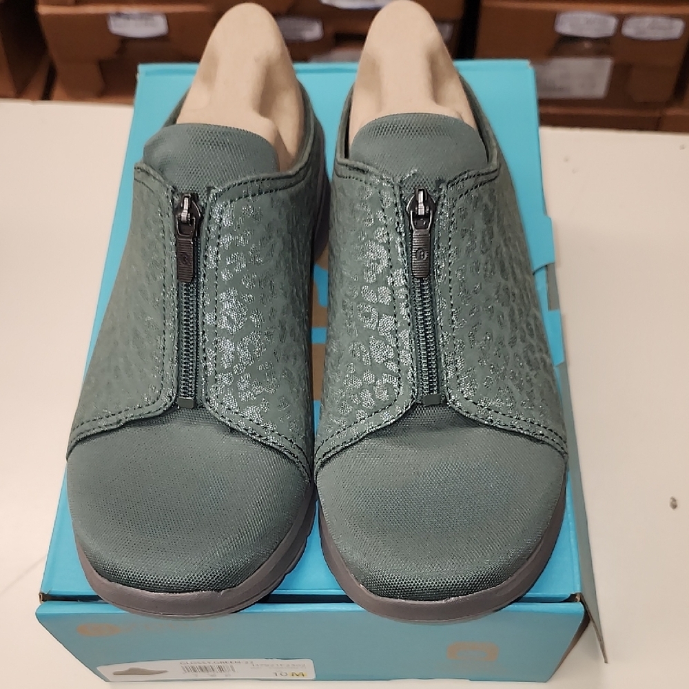Women's Green Slip-On Shoes